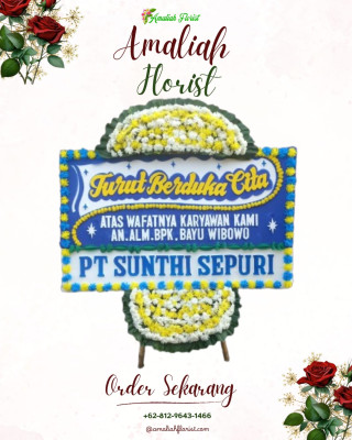 Papan Bunga Duka di Kendari Caddi